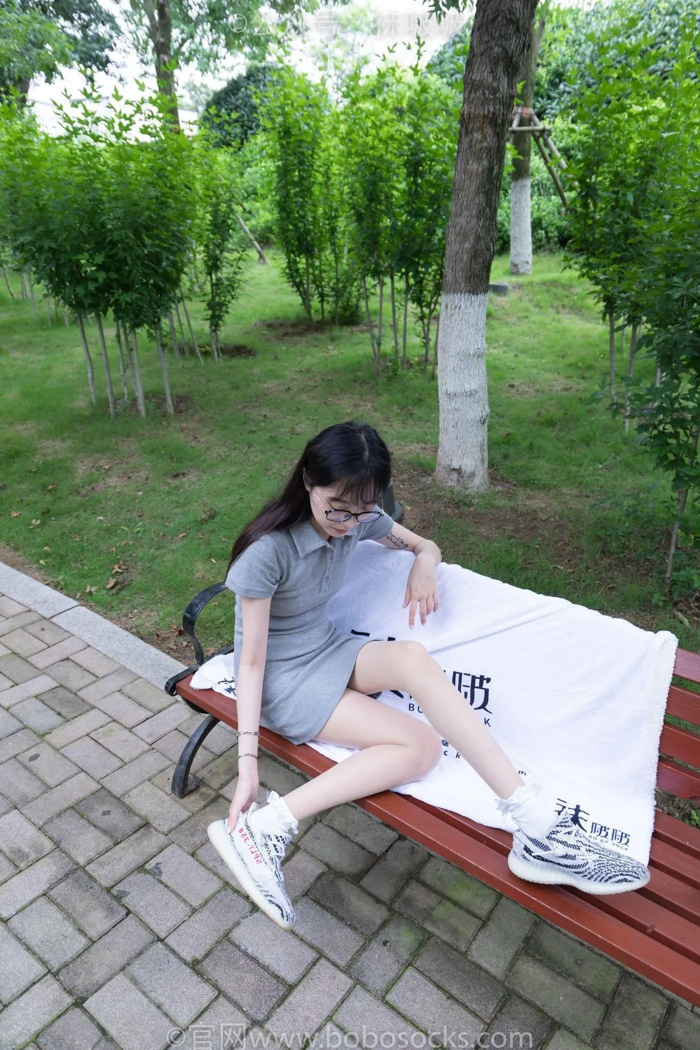 [BoBoSocks袜啵啵]NO.019 稚予-椰子、白棉袜、肉丝 [147P]插图8